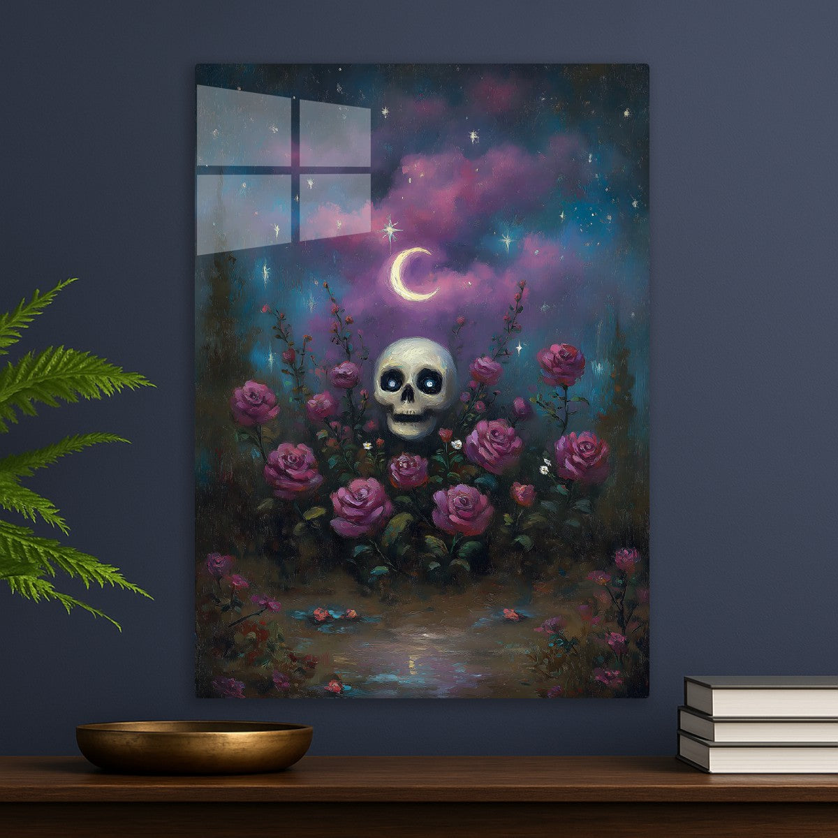 Moonlit Bloom of Mystery