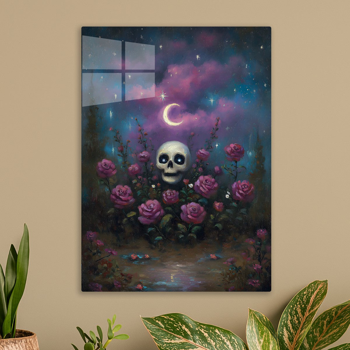 Moonlit Bloom of Mystery
