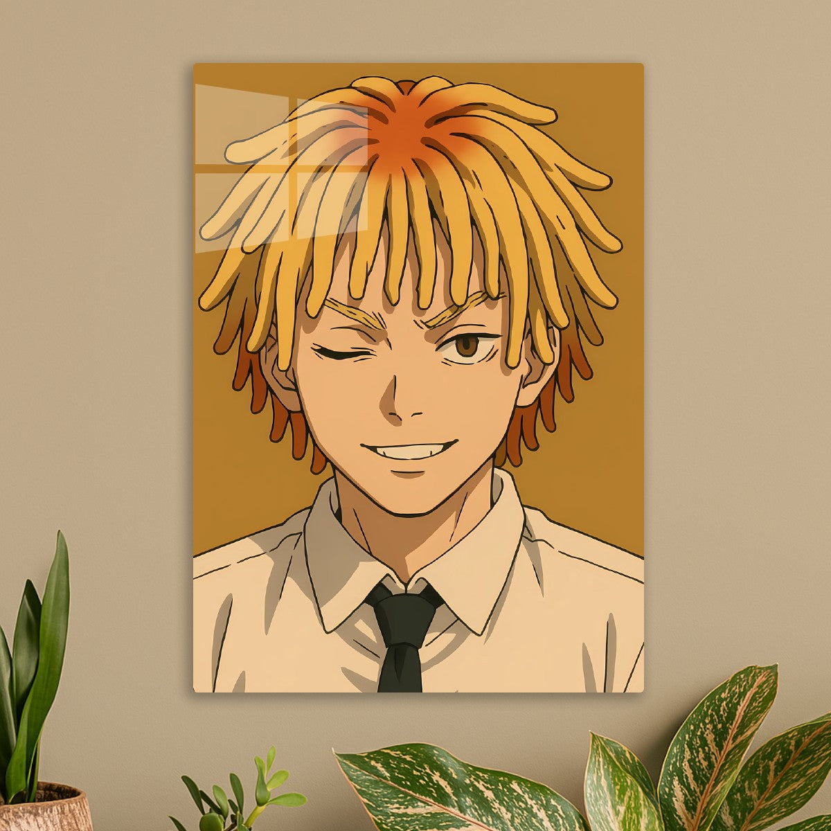 Denji with Blonde Dreadlocks, Chainsaw man