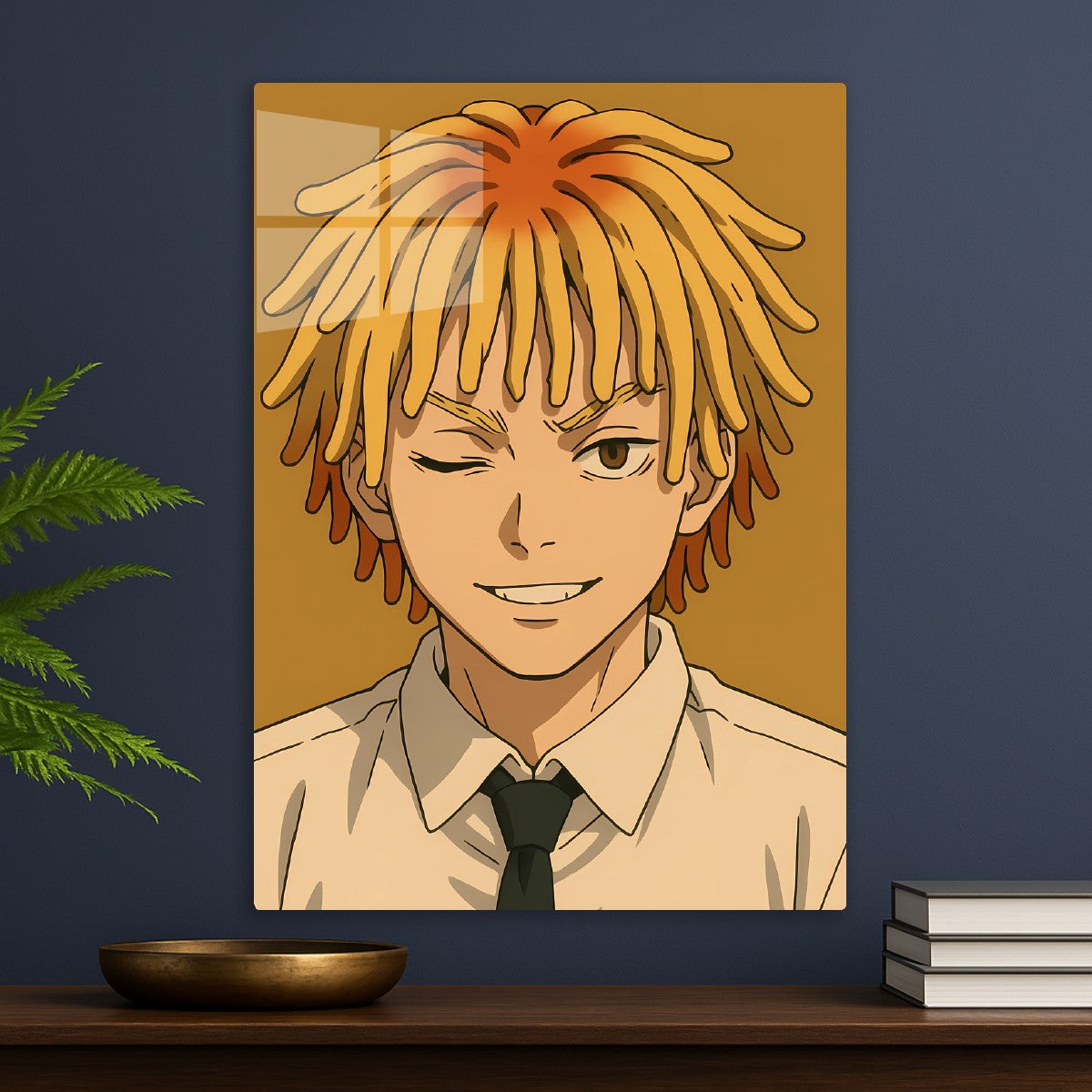 Denji with Blonde Dreadlocks, Chainsaw man