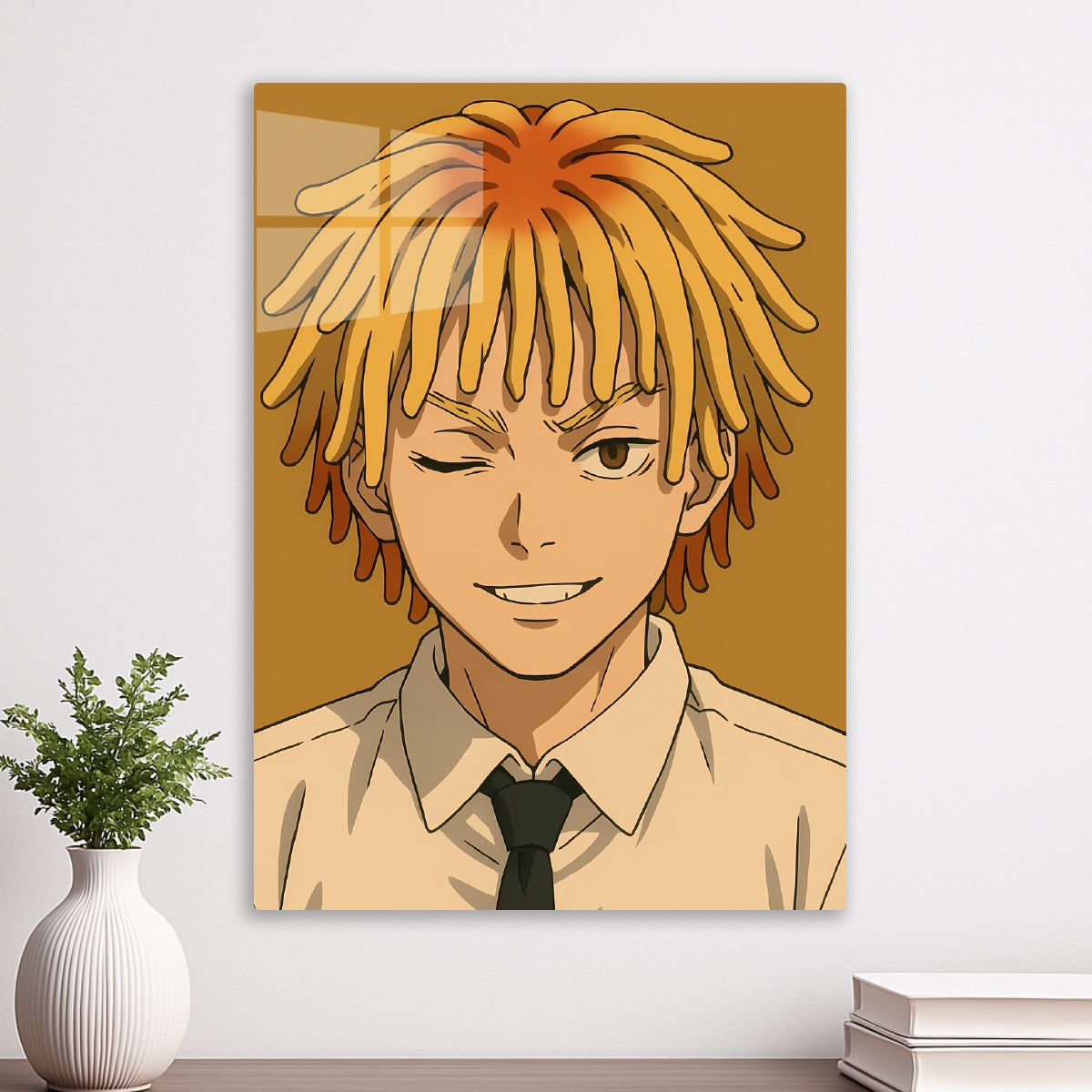 Denji with Blonde Dreadlocks, Chainsaw man