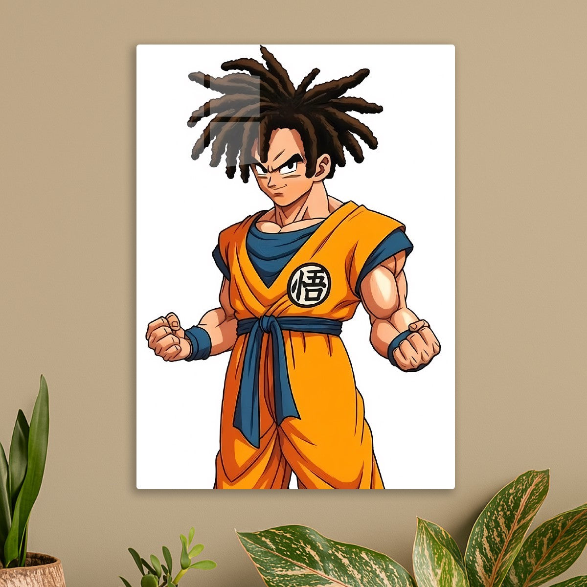 Goku with Dreadlocks — Saiyan 