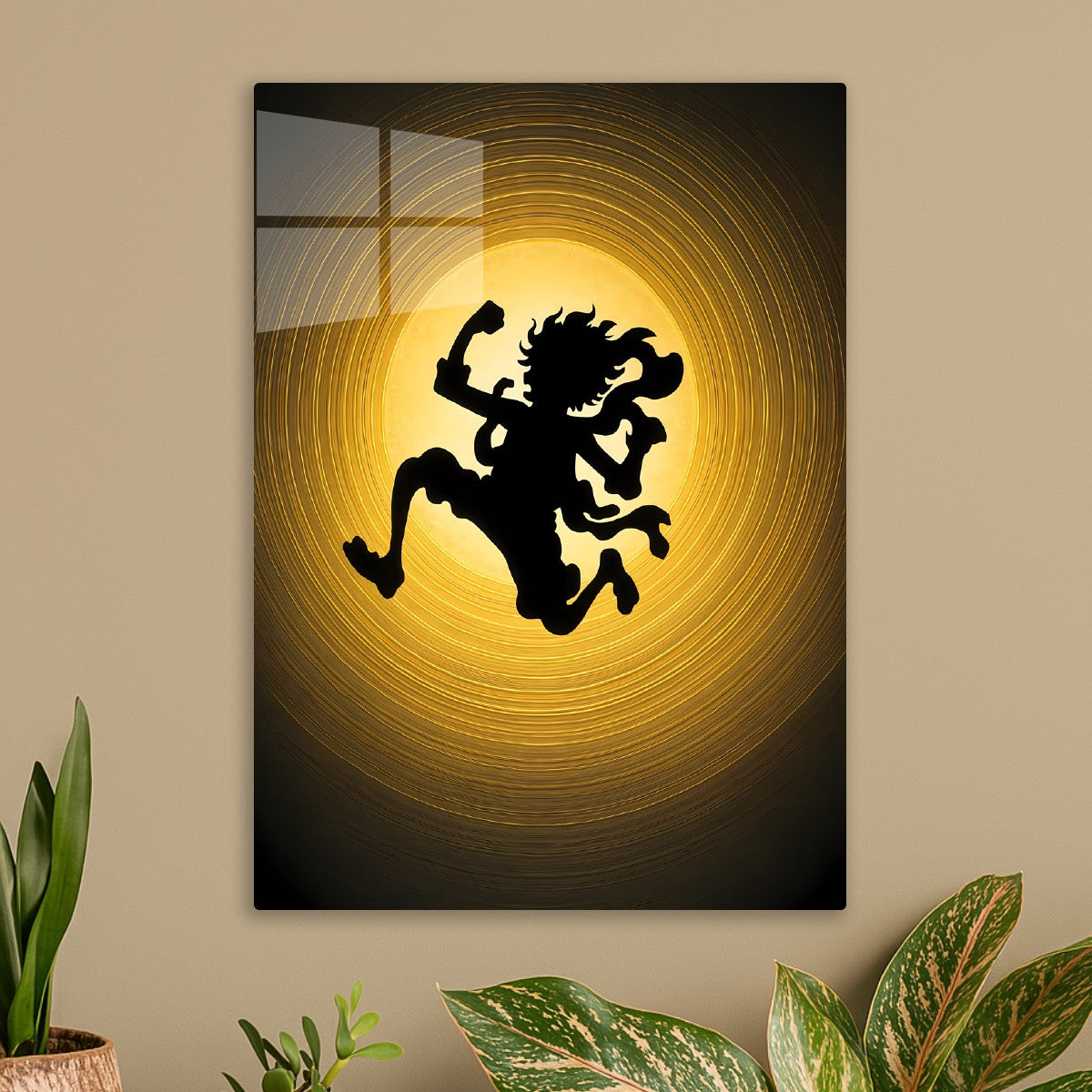 Golden Dawn – Luffy Silhouette