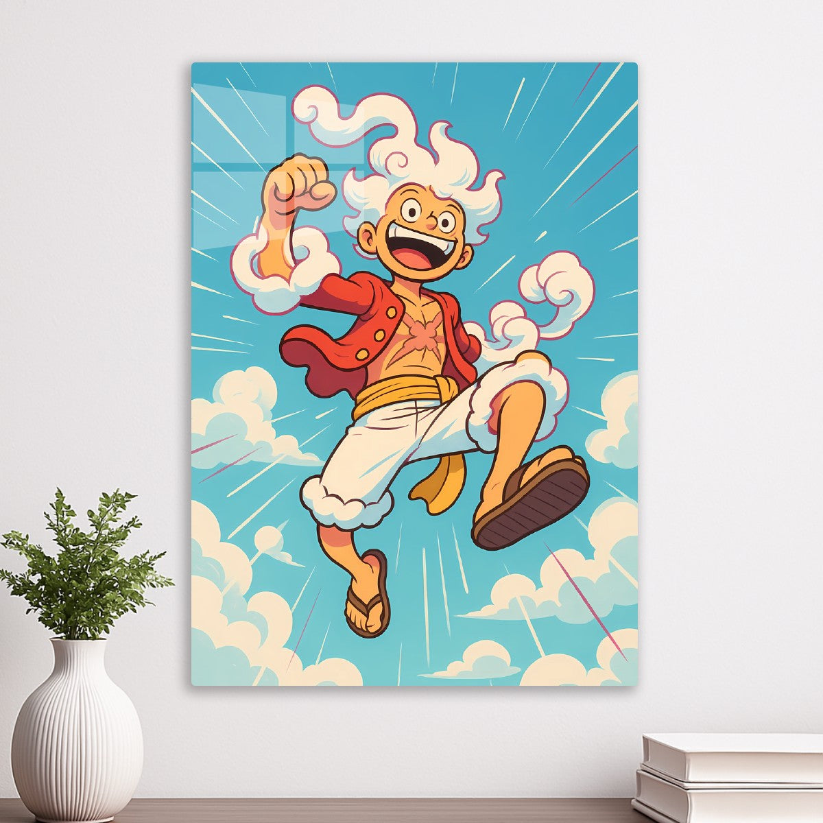 Skybound Joy – Gear 5 Luffy, One Piece