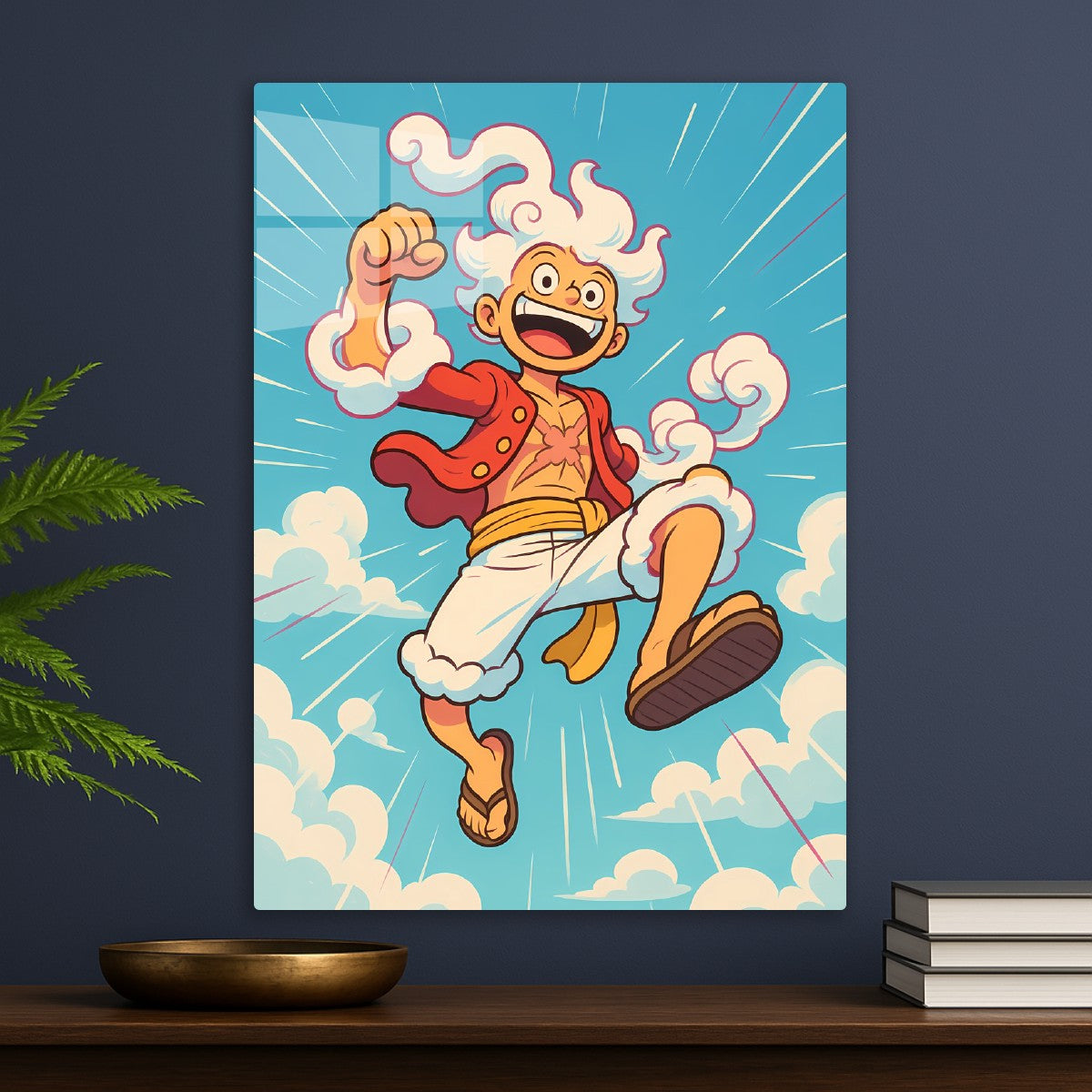 Skybound Joy – Gear 5 Luffy, One Piece