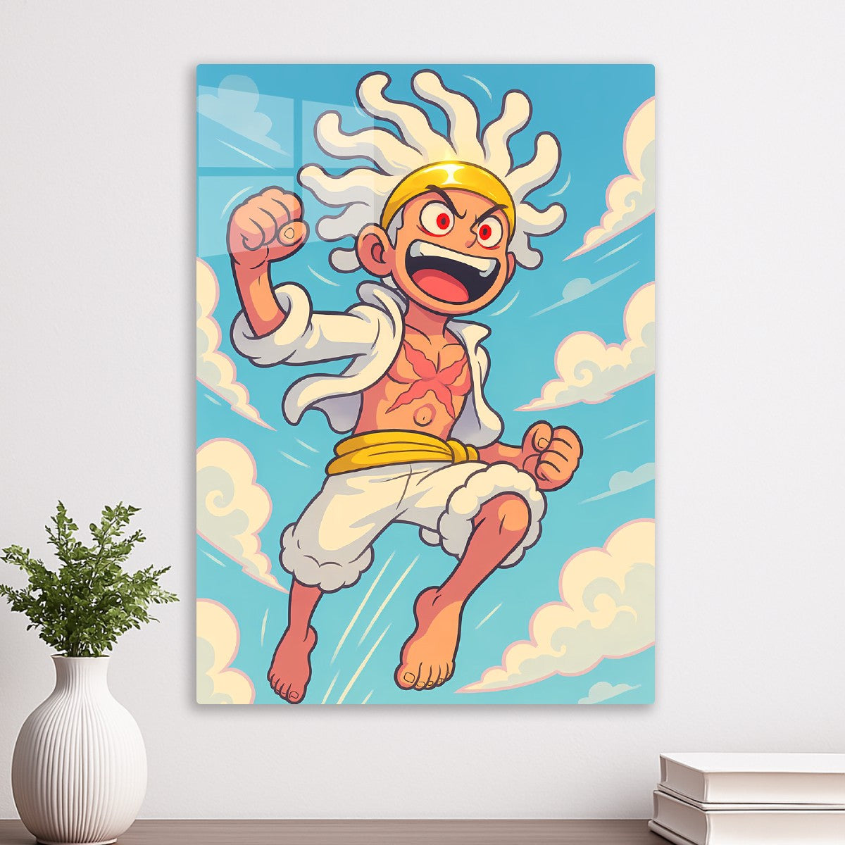 Golden Ascent – Luffy Gear 5, One Piece