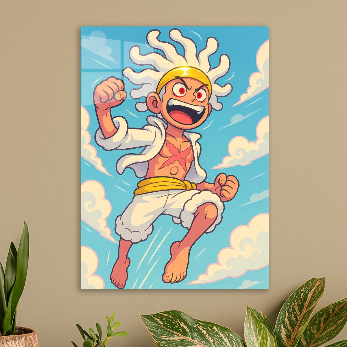 Golden Ascent – Luffy Gear 5, One Piece