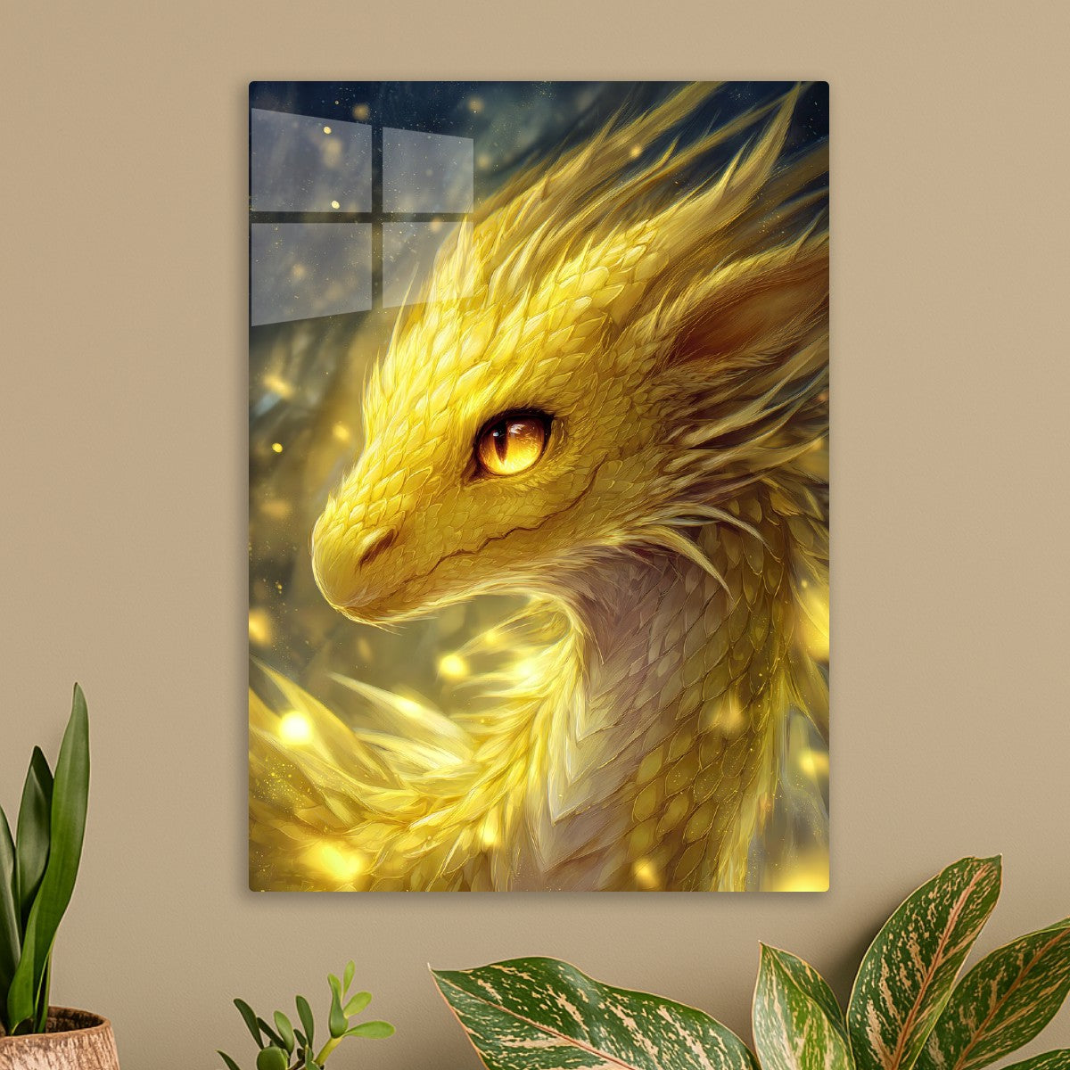 Majestic Golden Dragon