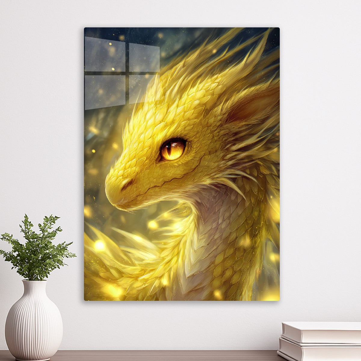 Majestic Golden Dragon