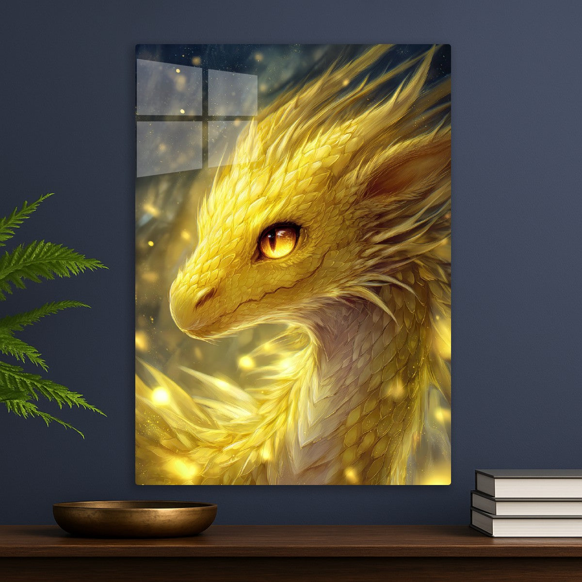 Majestic Golden Dragon