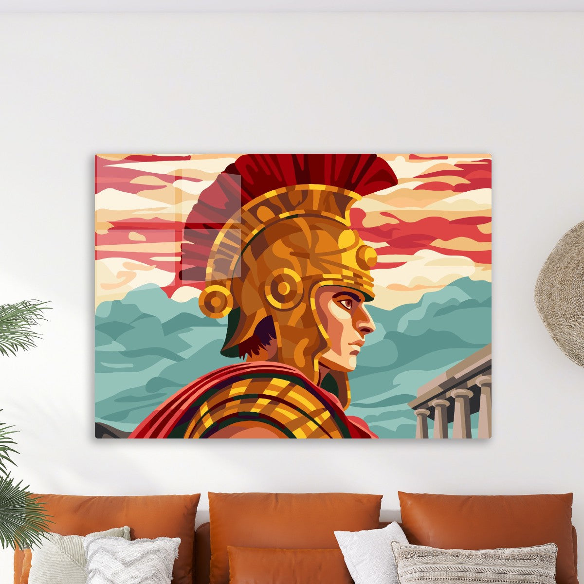 Roman Warrior at Sunset