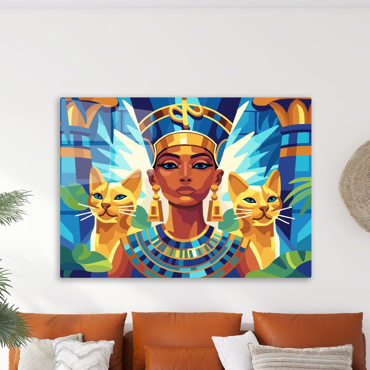 Egyptian Queen and Sacred Cats