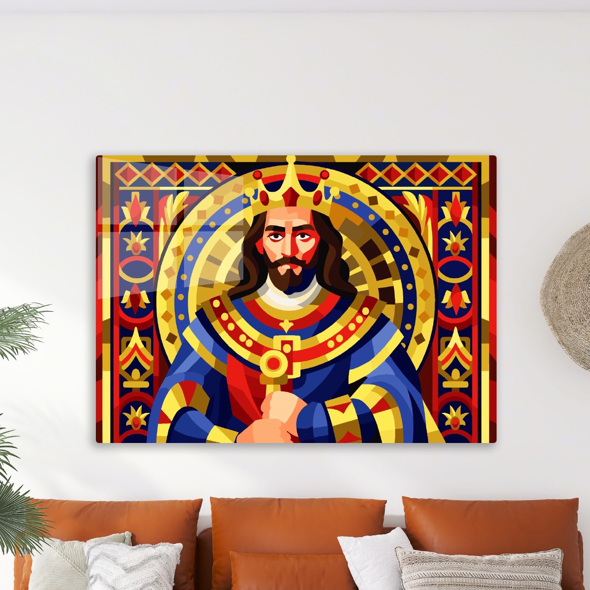 Medieval King Vector Portrait