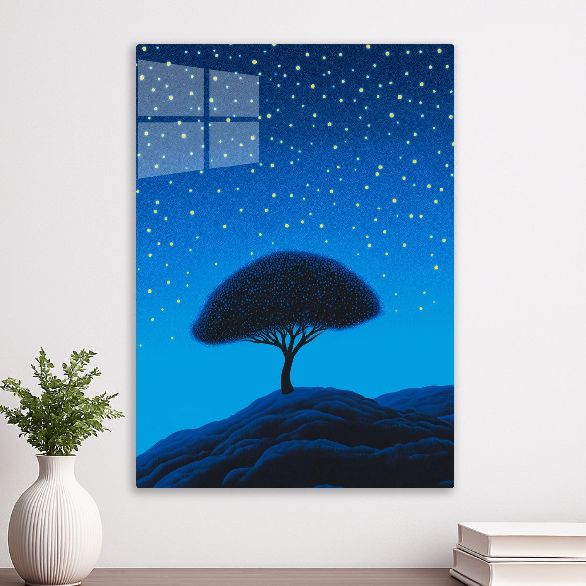 Stipple Starry Night Tree