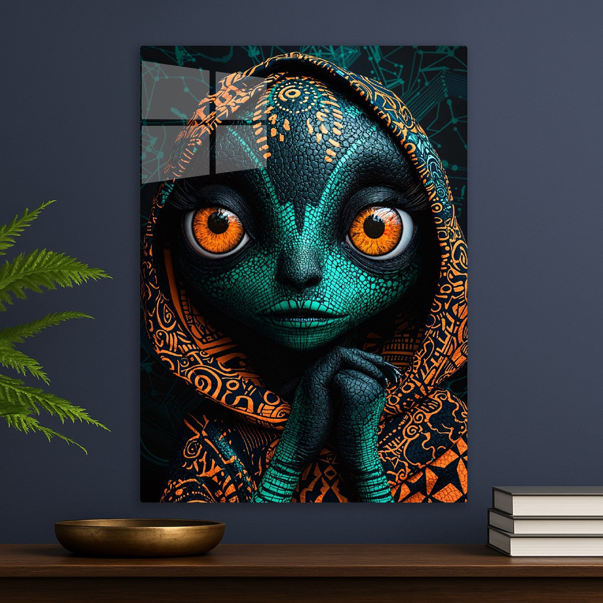 Fantasy Alien in Tribal Robe