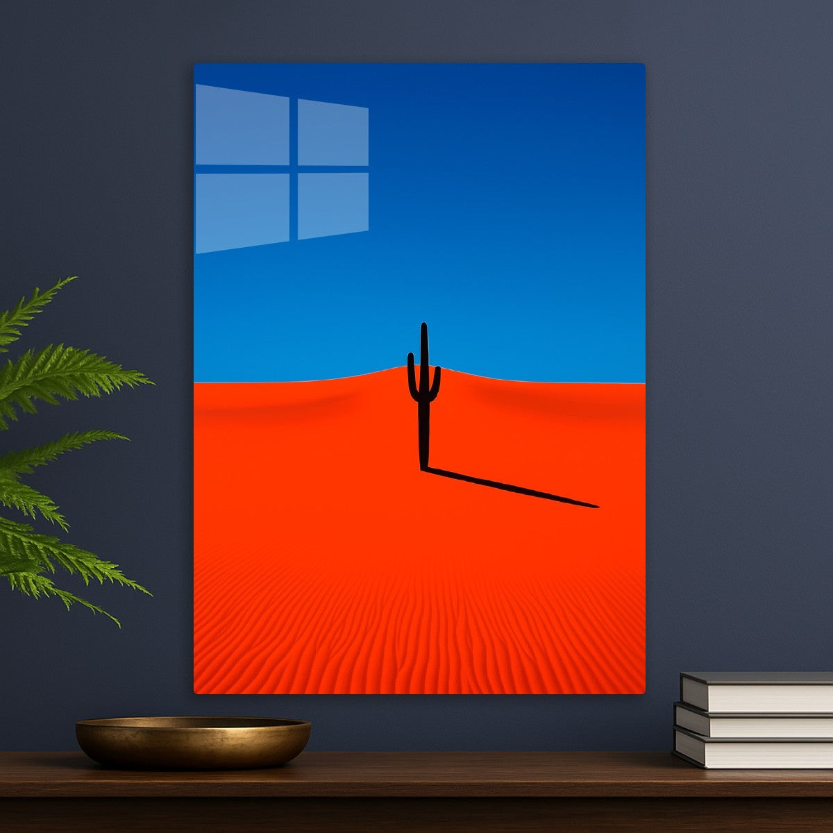 Orange Desert Cactus