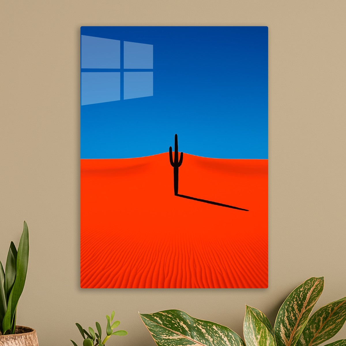 Orange Desert Cactus