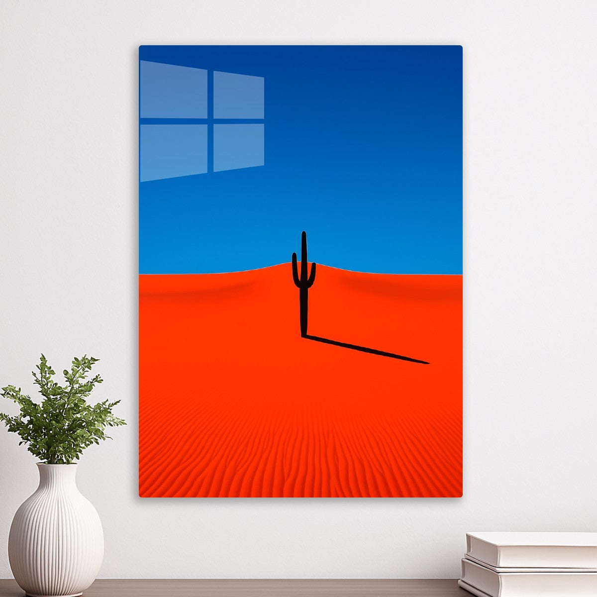 Orange Desert Cactus