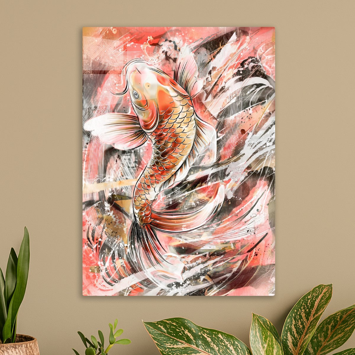 Ascend Through the Torrent Koi