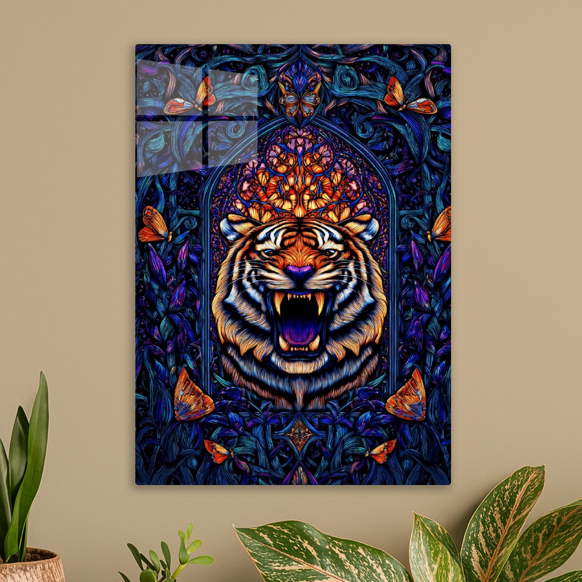 Roar of the Crowned Wild Lion