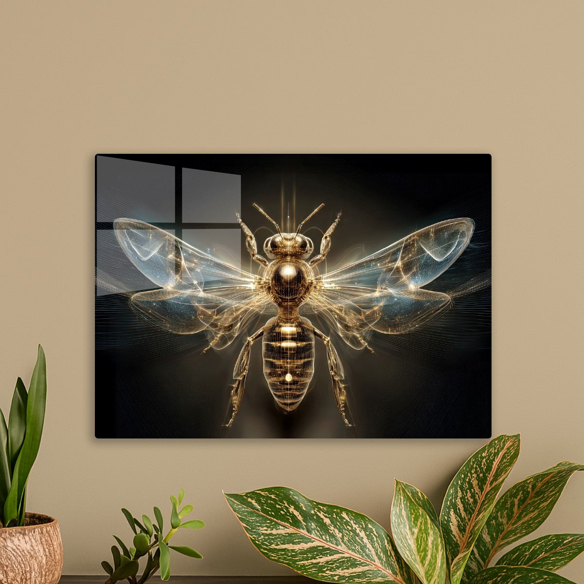 Glistening Golden Bee