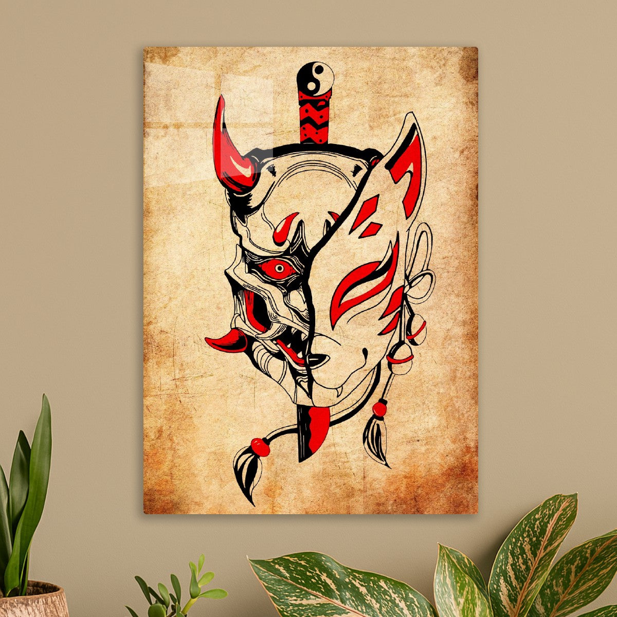 Japanese Oni Mask