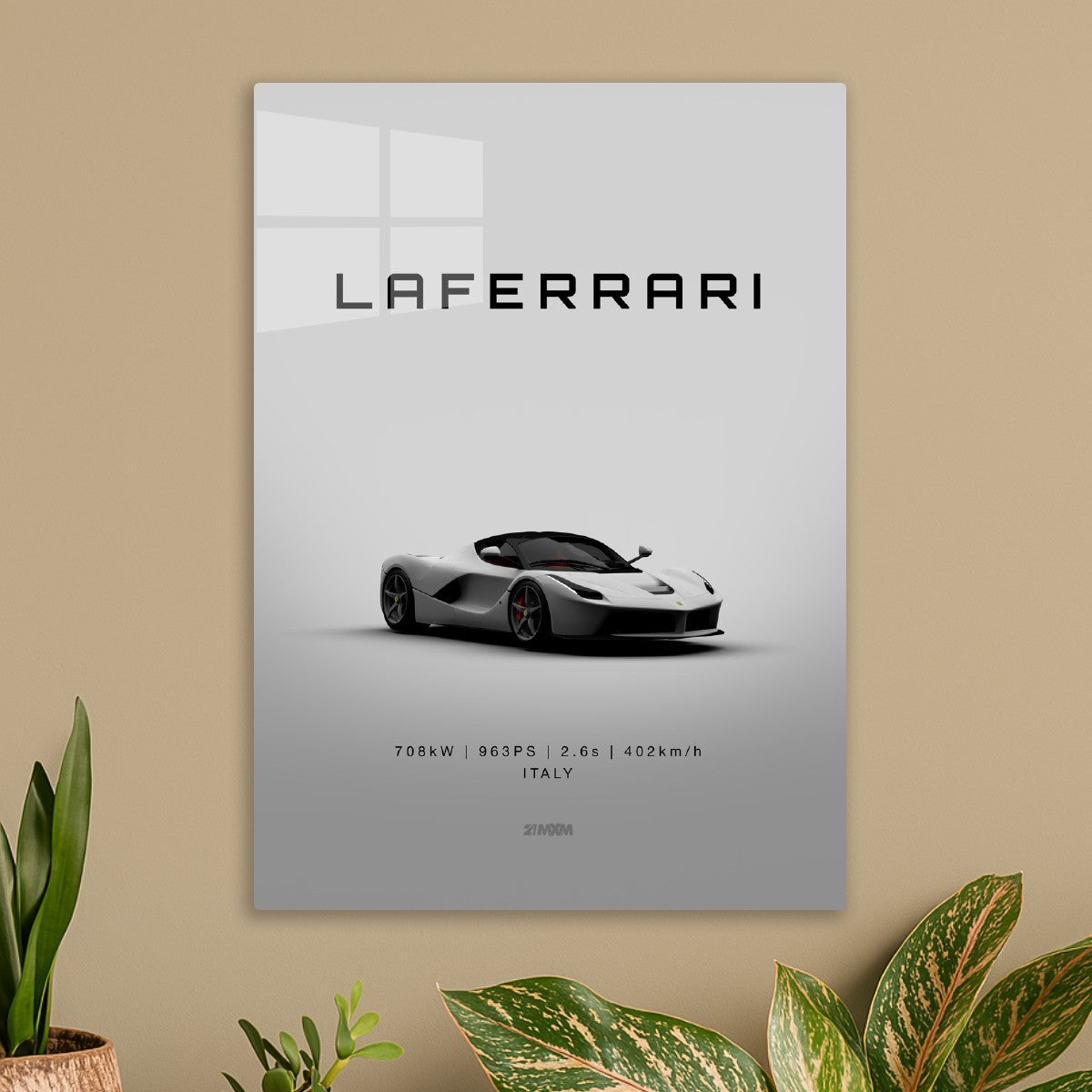 Ferrari LaFerrari White Front 