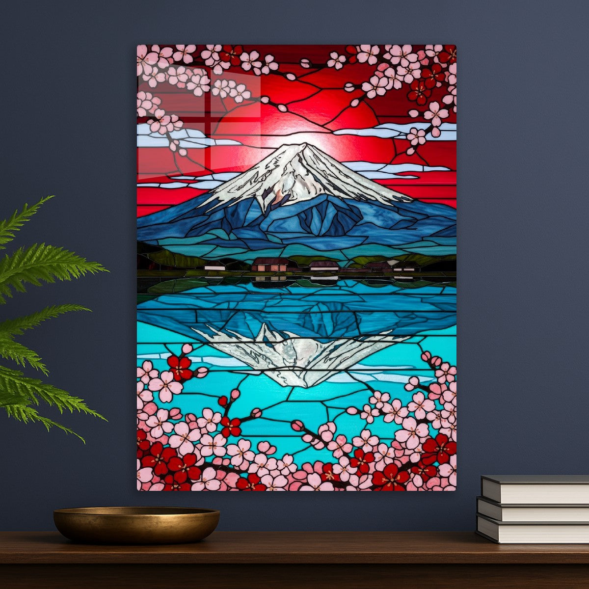 Stained Glass Mount Fuji
