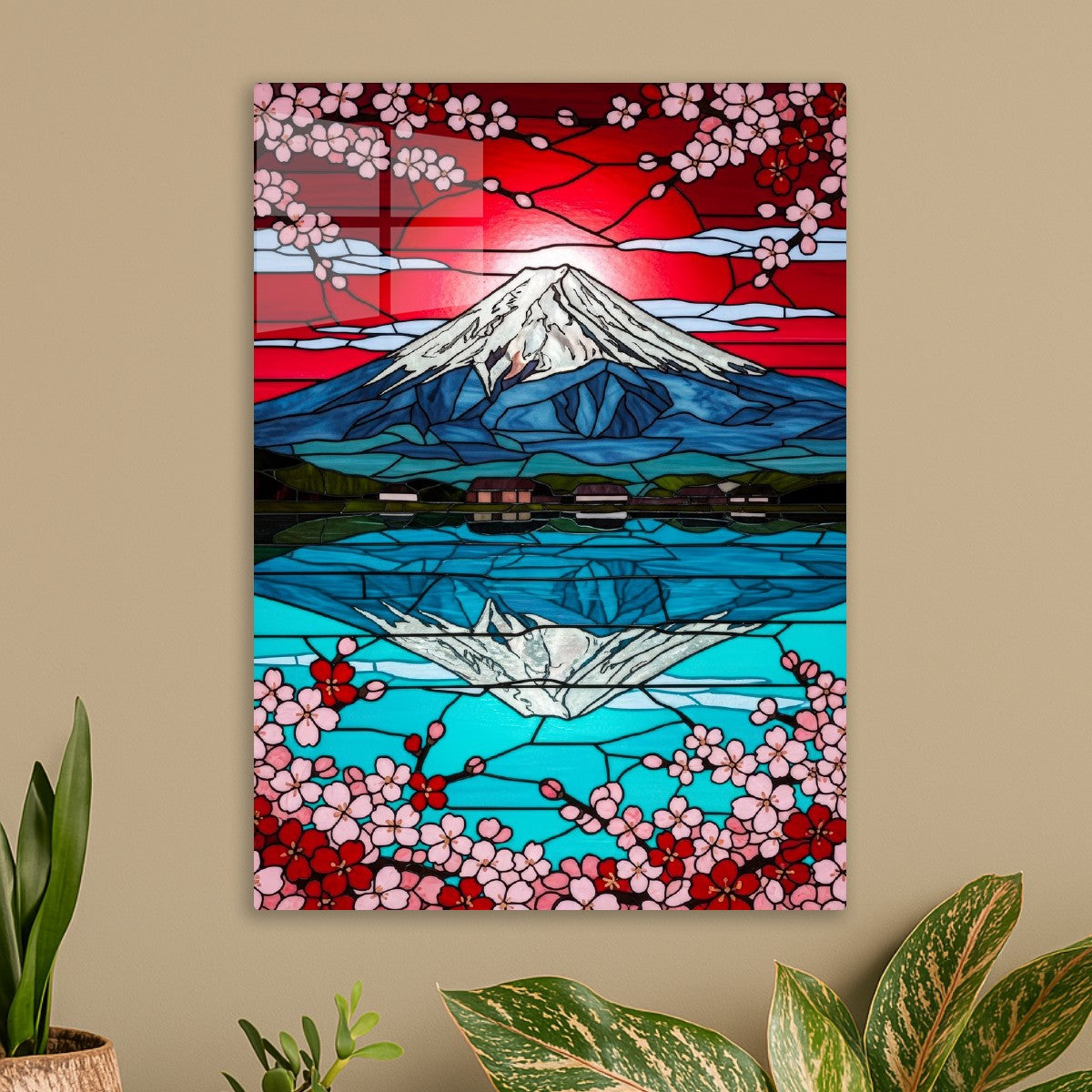 Stained Glass Mount Fuji