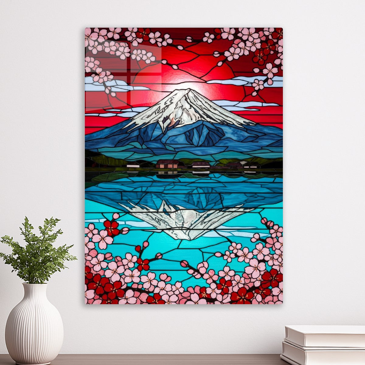 Stained Glass Mount Fuji