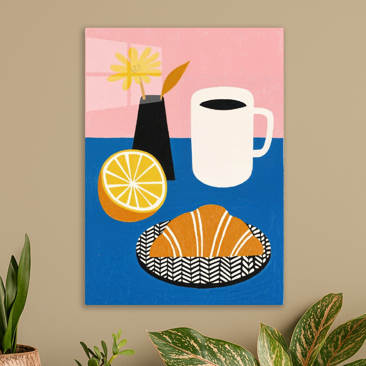 Minimalist Breakfast Print
