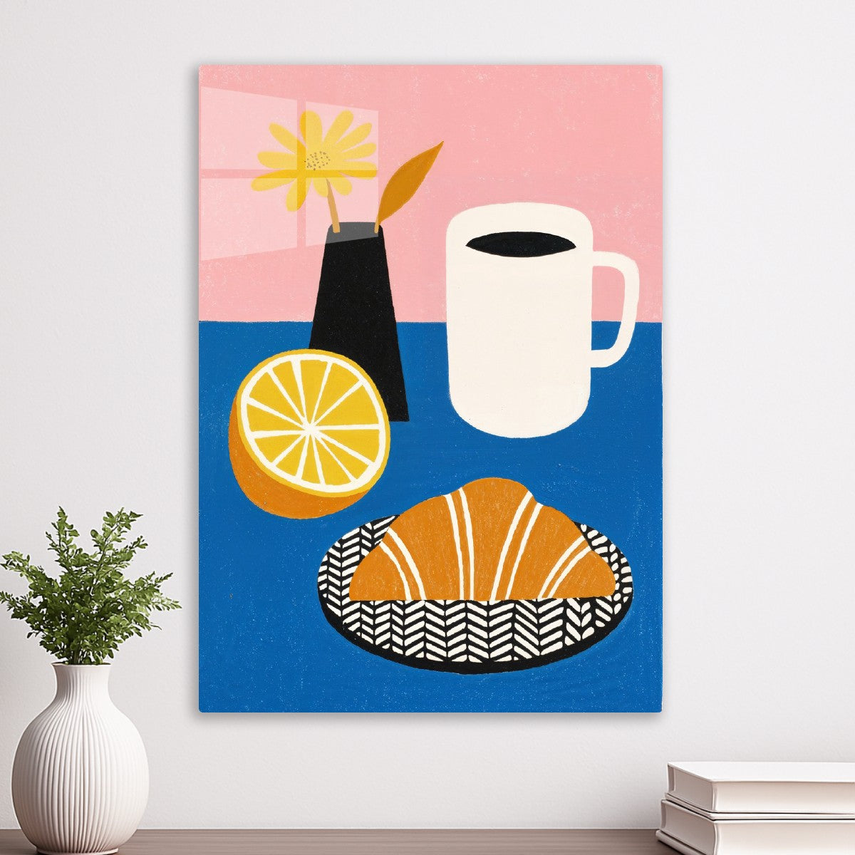 Minimalist Breakfast Print