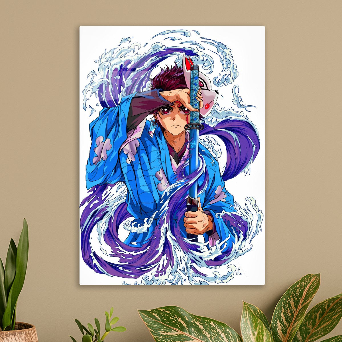 Tanjiro komado blue, Demon Slayer Kimetsu no Yaiba