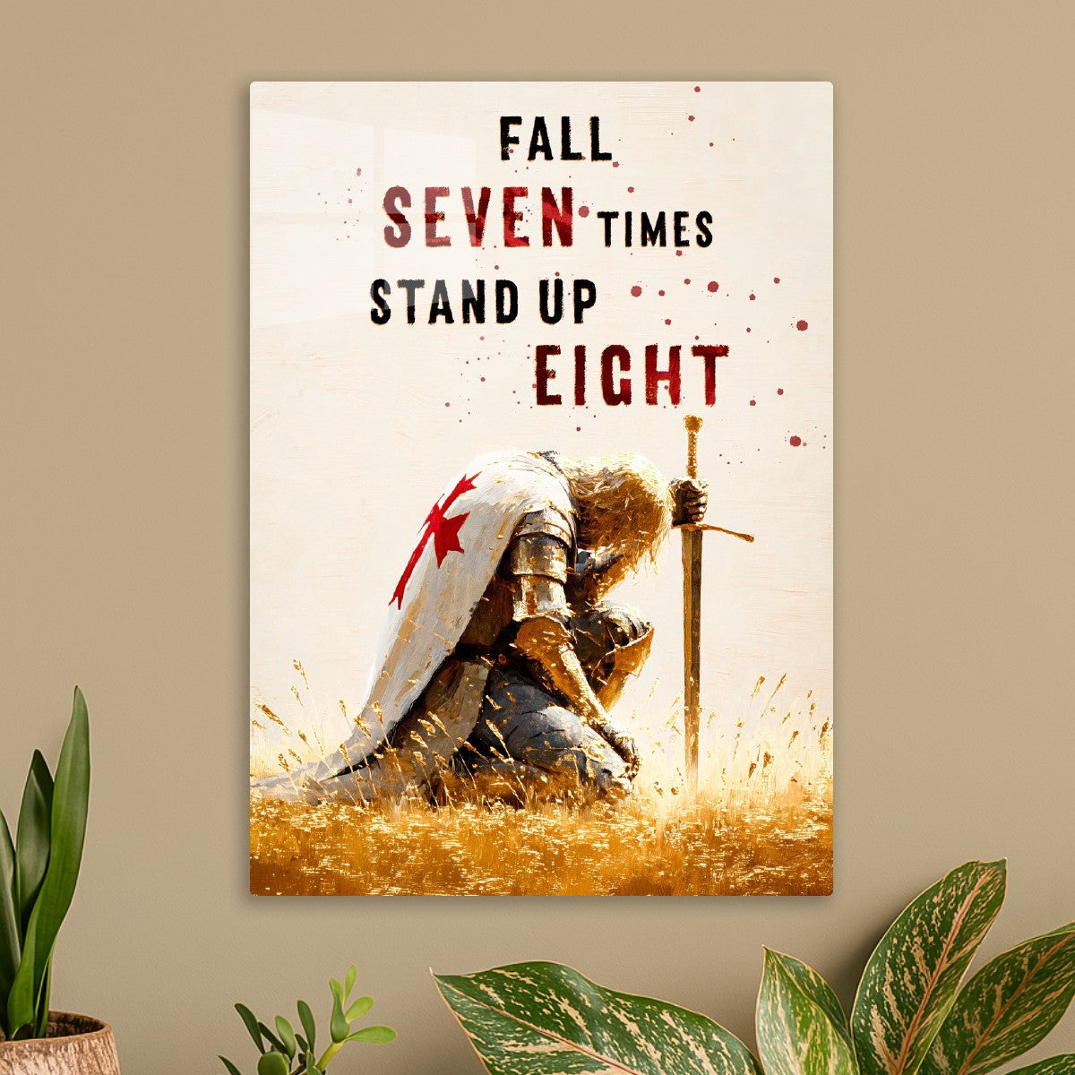 Fall seven times, stand up eight, Japanese proverb