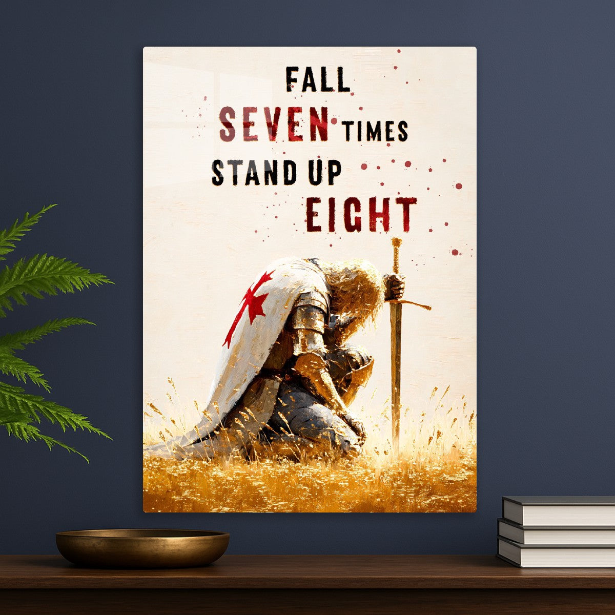 Fall seven times, stand up eight, Japanese proverb