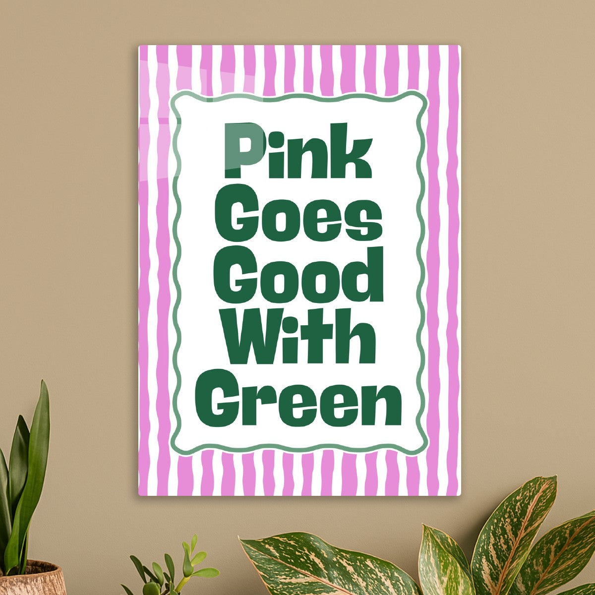 Pink Goes Good With Green