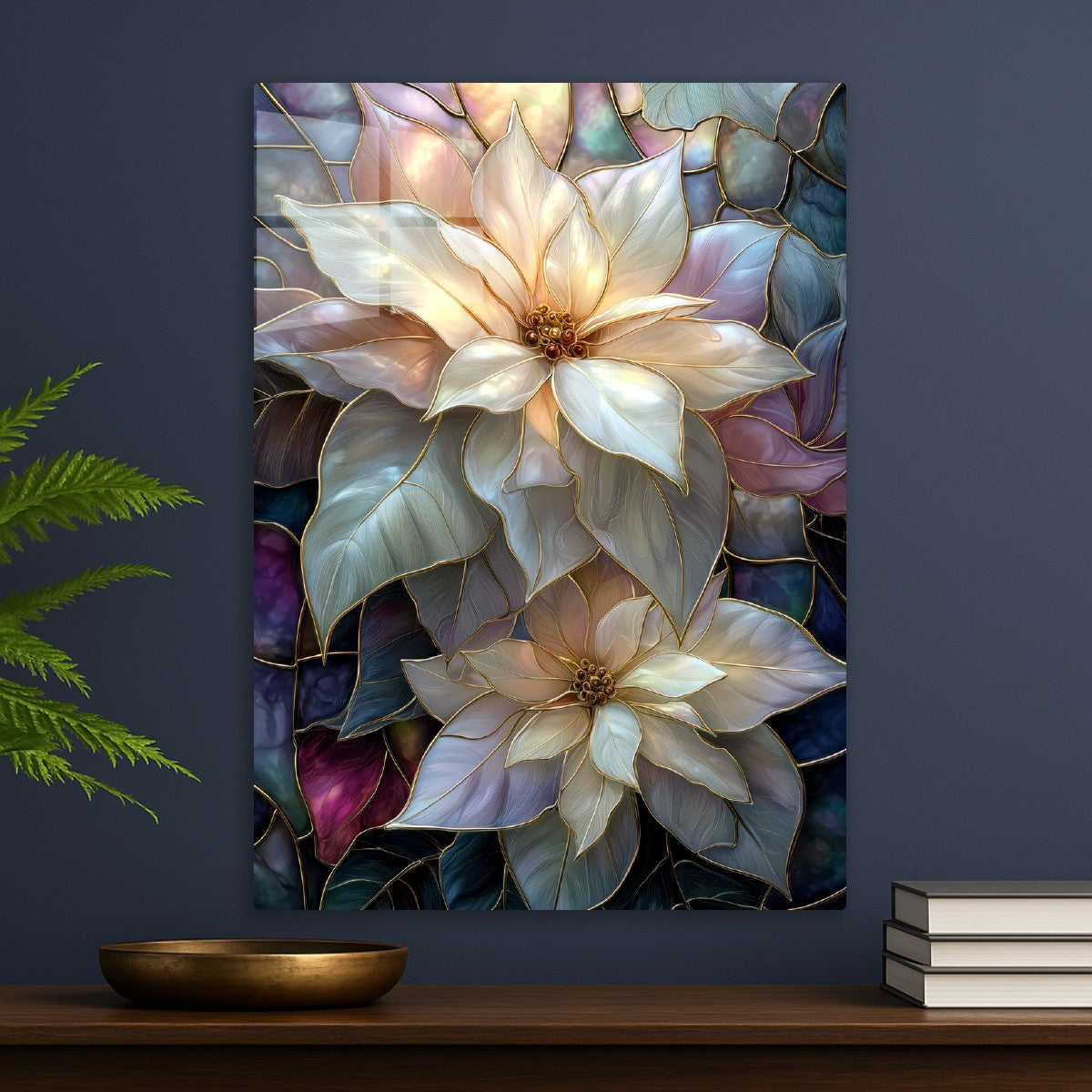 Intricate White Flowers