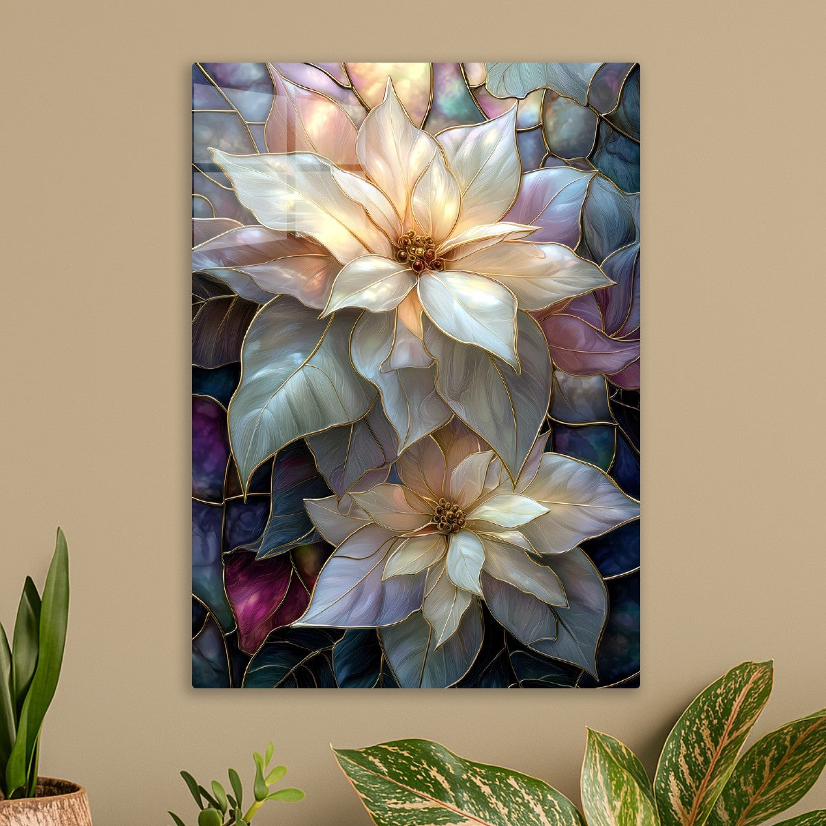 Intricate White Flowers