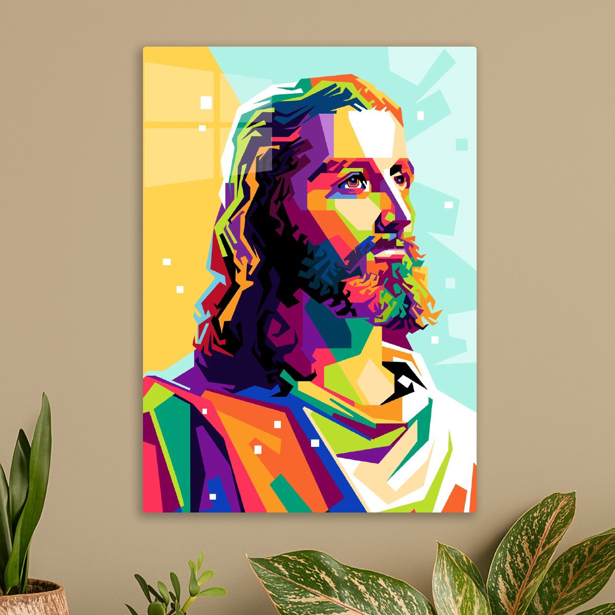 Jesus Portrait Pop Art