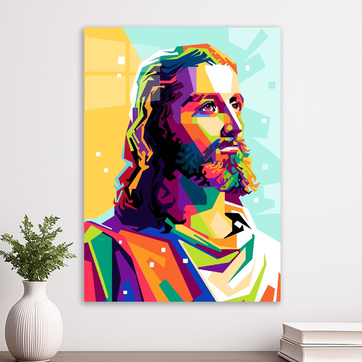 Jesus Portrait Pop Art