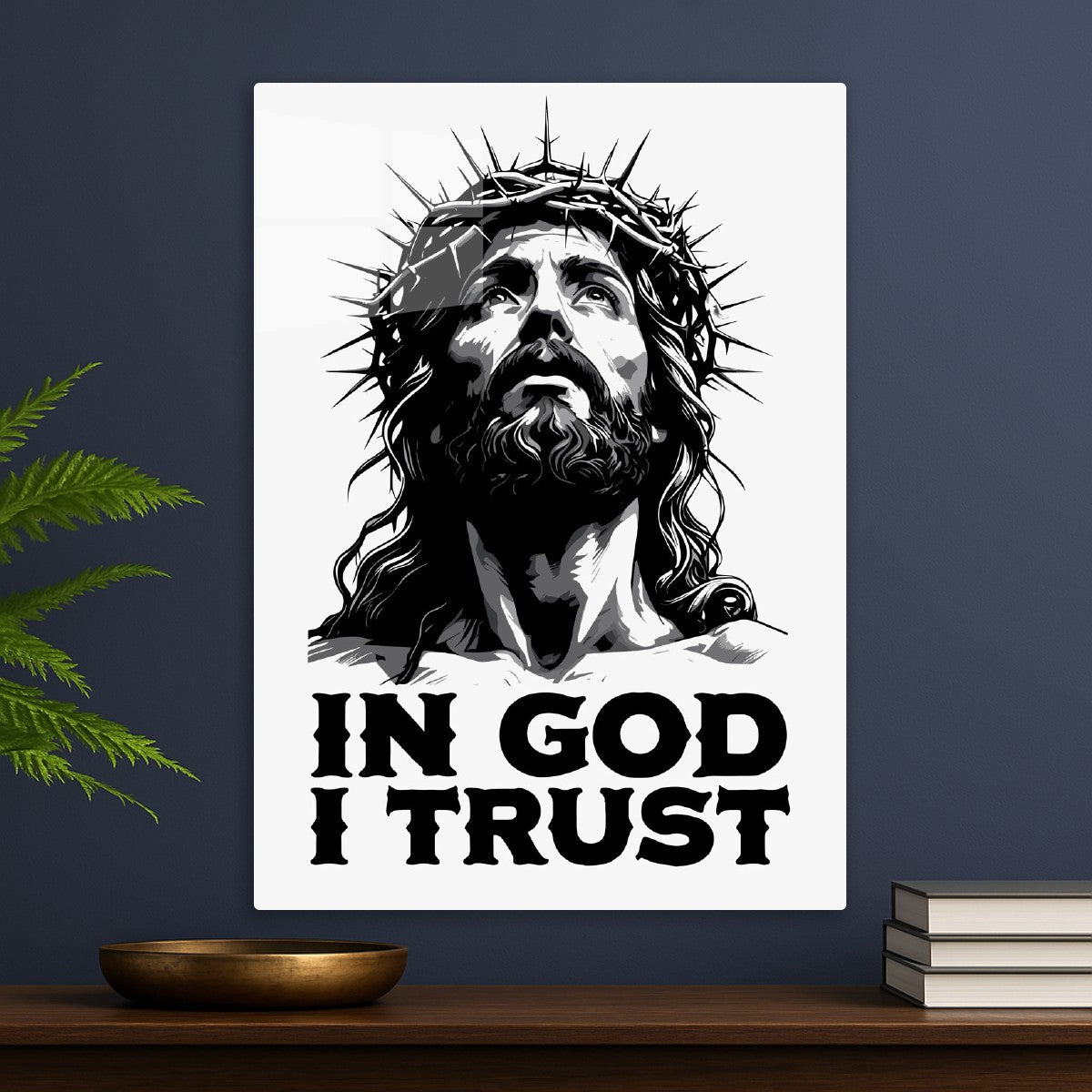 Monochrome Faith Portrait