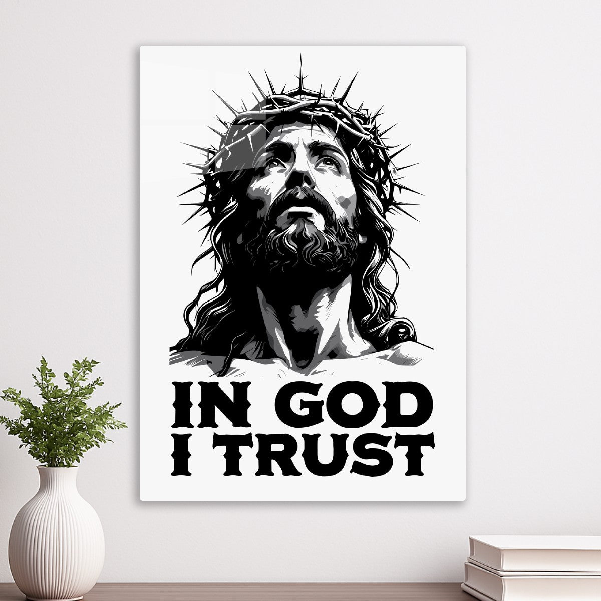 Monochrome Faith Portrait