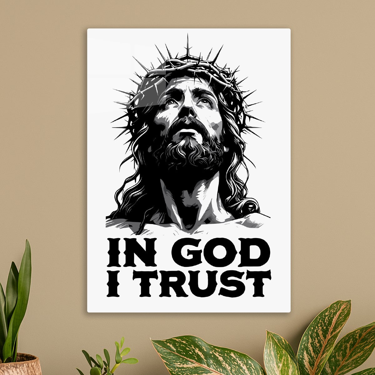 Monochrome Faith Portrait