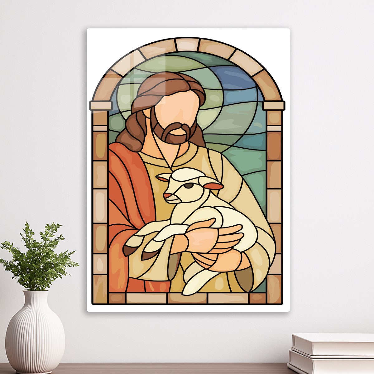 Stained Glass Good Jesus