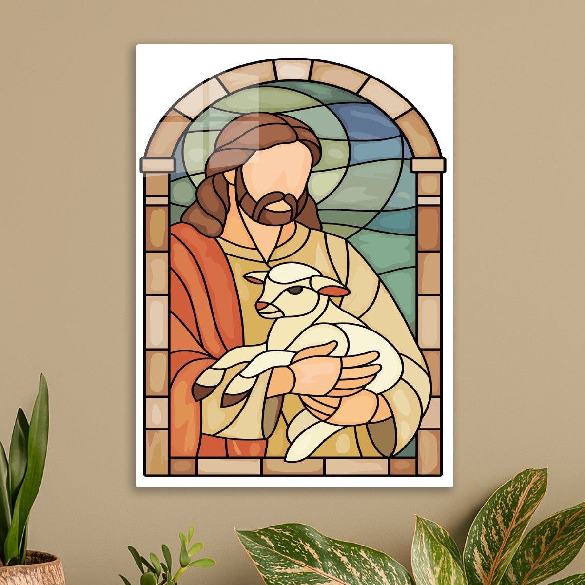 Stained Glass Good Jesus