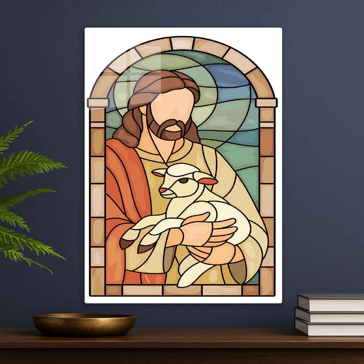 Stained Glass Good Jesus