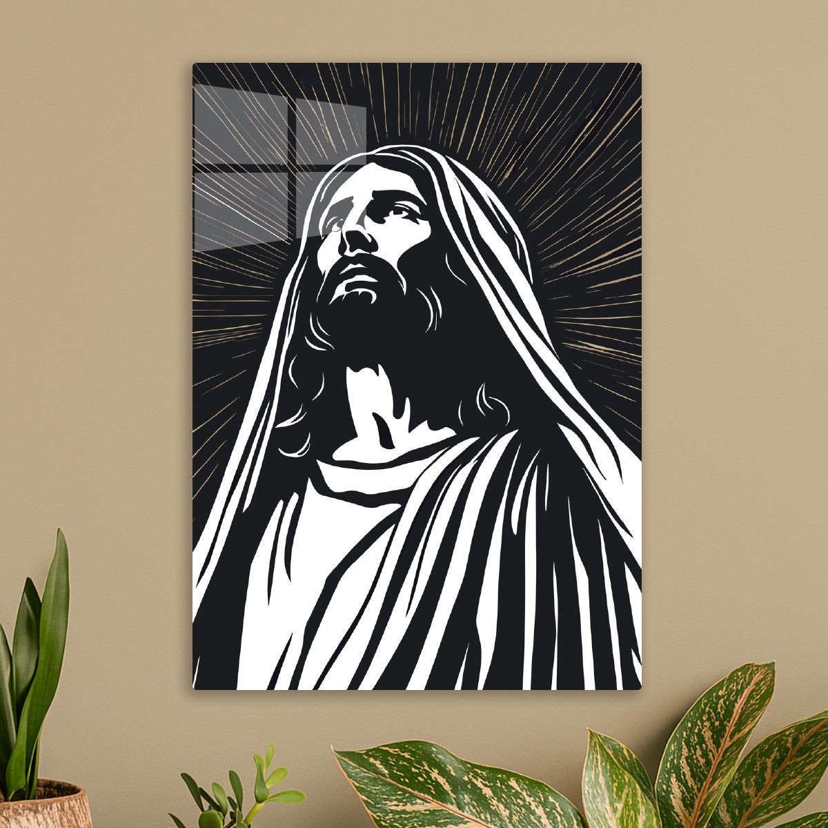 Radiant Monochrome Jesus
