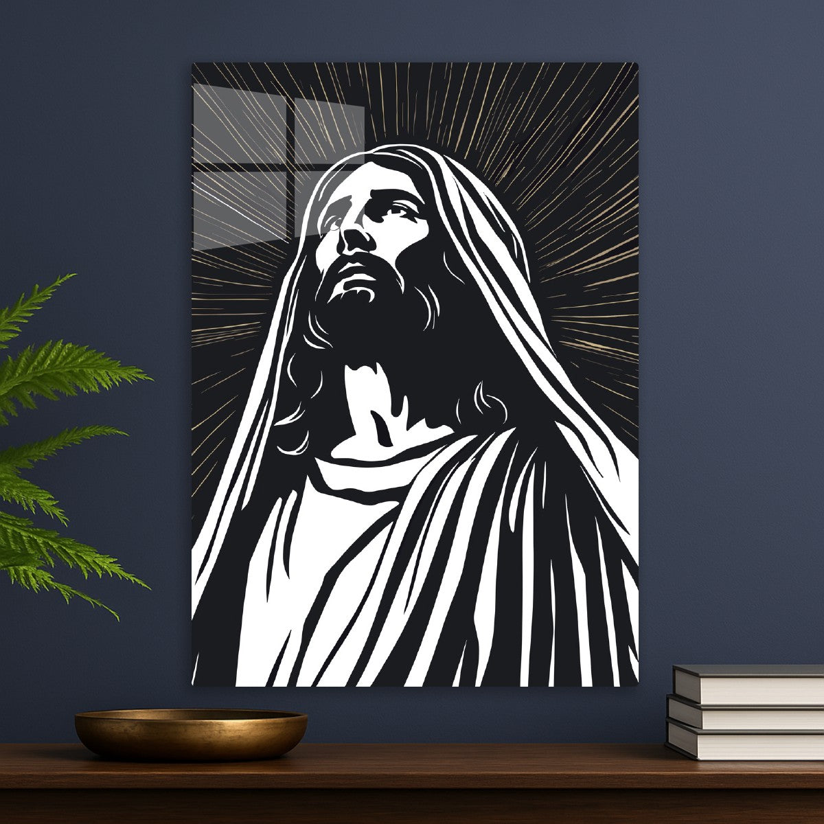 Radiant Monochrome Jesus