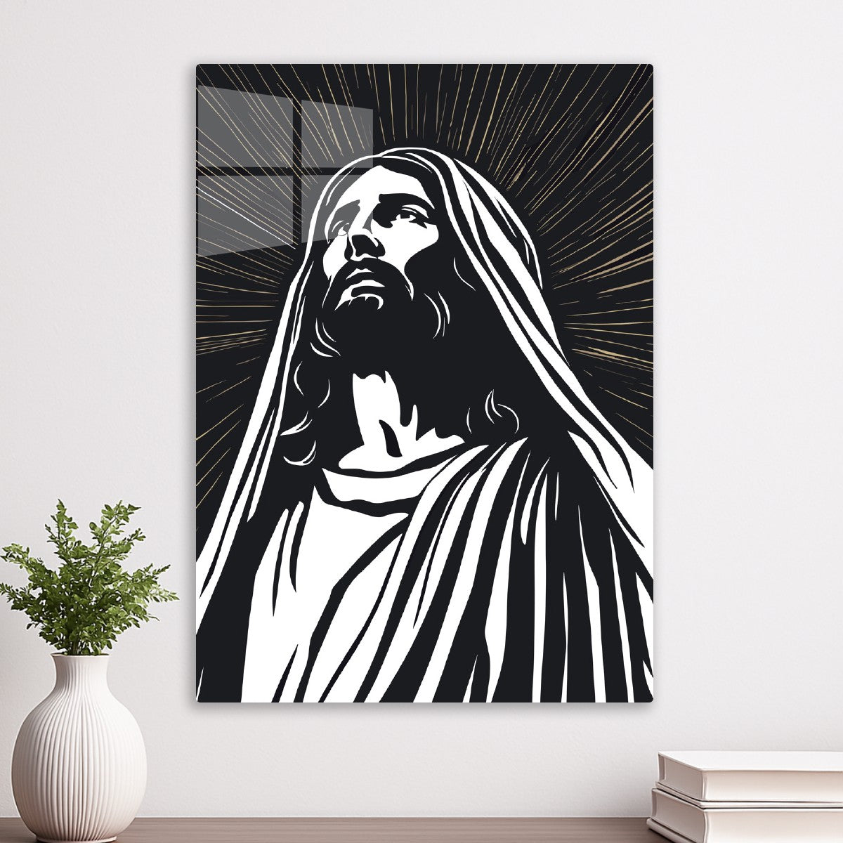 Radiant Monochrome Jesus
