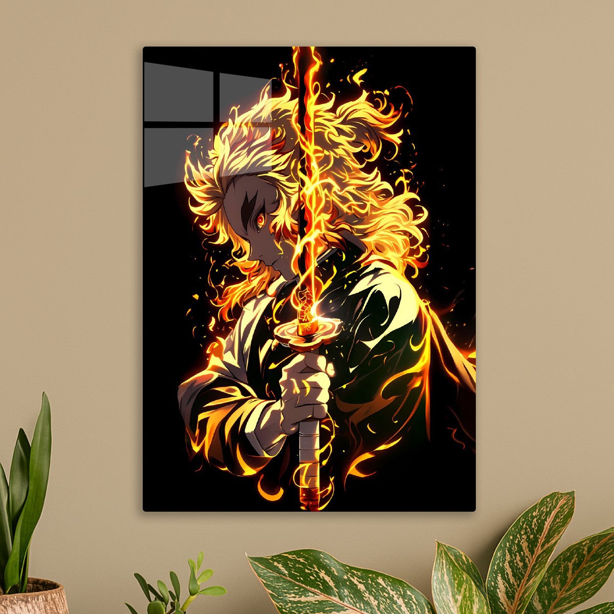 Kyōjurō Rengoku fire form, Demon Slayer Kimetsu no Yaiba